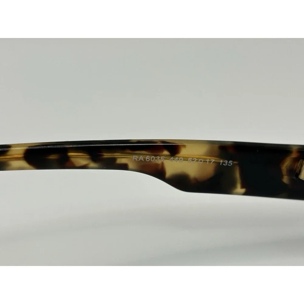 Ralph Lauren RA6035 449 Sunglasses Brown Metal Rectangle Tortoise  52-17-135